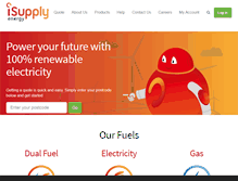 Tablet Screenshot of isupplyenergy.co.uk